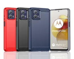 Мягкие чехлы из ТПУ из углеродного волокна для Moto E13 2023 G53 G 5G Edge G13 G23 G73 Power S30 Pro X30 X40, противоударный чехол9014892