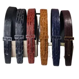 Designer Tom Belt Men Clothing Accessories Business Belts For Men Big Buckle Fashion Mens High Quality Genuine Leather Waistband W313s