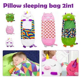 Sovsäckar barn sovsäck tecknad djur barn filt baby madrass quilt pajamas gåva pojke tecknad kudde fylld djur 6022496