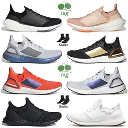 2024 Fashion Women Mens Ultraboosts 20 22 Running Shoes Ultra boost19 4.0 Beige Grey Pink Cloud White Black Runners Trainers Outdoor Jogging Sports Sneakers Size 36-45