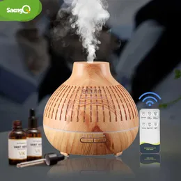 Nemlendiriciler SAENGQ Aroma Difüzör Elektrik Nemlendiricisi Hava Hava Nemlendiricisi Uzaktan Kumandırıcı Serin Mist Yapımcısı Fogger Esansiyel Yağ Difüzör LED LAMP YQ240122