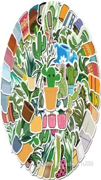 45pcsLot Whole VSCO Cute Watercolor Cactus and Succulent Plants Stickers Green Plants Sticker For Girls Gifts Notebook Luggag6990372