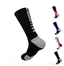 2pcs1pair USA Professional Elite Basketball Socks Long Knee Athletic Sport Socks Men Fashion Compression Thermal Winter Socks Who3731555