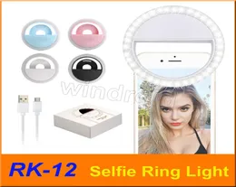 RK12 RK12 Uznania uniwersalne LED Selfie światło Pierścień światło światło lampa lampa selfie Kamera Pustka Pogografia dla wszystkich mobilnych pH8406939