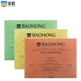 Supplies Baohong Künstler-Aquarellpapier, professionelles Baumwoll-Transfer-Wasserfarben-tragbares Reise-Skizzenbuch, Zeichnungs- und Kunstbedarf