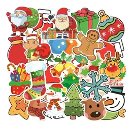 100 PCS 귀여운 크리스마스 스티커 자동차 스티커 및 오토바이 물병 노트북 여행 가방 스티커 팩 2246391