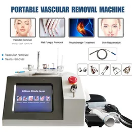 2024 New Portable Slim Equipment 980nm Diode Laser 6 in 1 Safe and Reless 60W Wevider Vein Removal High Power Beauty Machine516