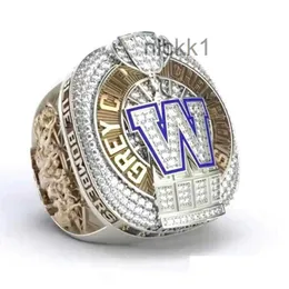 Cluster Rings Winnipeg Blue 2021 Bombers Cfl Grey Cup Team Champions Championship Ring with Wooden Box Souvenir Men Fan Gift 2023 Wh Dheku QCKA
