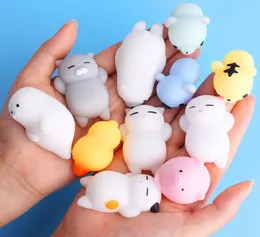 Squishy Min Change Color Cute Toy Cat Antistress Ball Squeeze Mochi Rising Abreact Мягкая липкая игрушка для снятия стресса Забавный подарок DLH3154320917