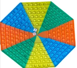 Spingere il giocattolo da tavolo 34 * 34 cm Mega Puzzle di grandi dimensioni Bordo da tavolo Bolla di dito Giocattoli sensoriali Jumbo Scacchiera Gioco interattivo2648793