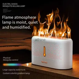 Luftbefeuchter Home Wohnzimmer Flamme Aroma Diffusor Atmosphäre Lampe Simulierte Flamme Weihrauch Sprayer Luftreinigung Silent Smart Luftbefeuchter YQ240122