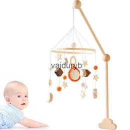 Mobiles# Baby Rattle Toy Crochet Wooden Newborn Bell Hanging Toys Galaxy Mobile 0-12 Months Bed Bell Holder Bracket Infant Crib Toy Giftvaiduryb
