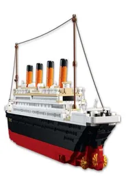 Titanic RMS Cruise Boat Ship City Model Building Kits 3D Blocks Figures DIY Toys Hobbies for Kids Bricks H091750334815645 أعلى إصدار.