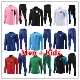 22 23 24 Argentina Mens Tracksuits soccer training suit kit 2023 2024 MESSIS men and kids football tracksuit jerseys jacket jogging kits survetement chandal tuta