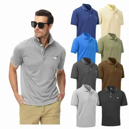 2023 NOWOŚĆ Summer Business Business Casual Polo Shirt Golf Shirt Down Fillar Short Rleeve Tops Fashions