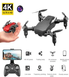 LF606 WiFi FPV RC Drone Quadcopter 4K HD med 20MP kamera 360 grader roterande mini bärbar vikning utomhus flygande flygplan 6591093