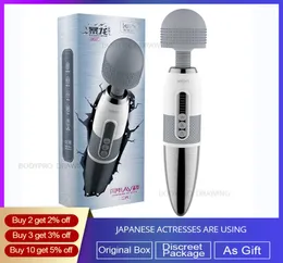 Bodypro Leten Upgrade Potente vibratore per le donne Big Head Magic AV Wand Body Massager Clitoride Stimolare i giocattoli del sesso per adulti femminili Y25641732