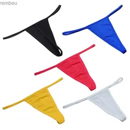 Sexig uppsättning sexig set sexig kvinnor mjuk fast färg v-sträng t-back trosor thongs g-sträng underkläder c240410