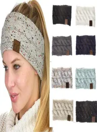 Mode Haarbänder CC Kreuz stricken Damen Haarschmuck Wolle Acrylfaser Band geflochten warmes Stirnband Kopfbedeckung Kopf8253549