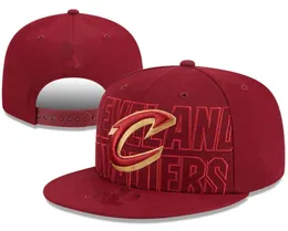 Cleveland''Cavaliers''Ball Caps2023-24ユニセックスファッションコットン野球キャップチャンピオンズファイナルスナップバックハットメンズサンハット刺繍春夏キャップ卸売