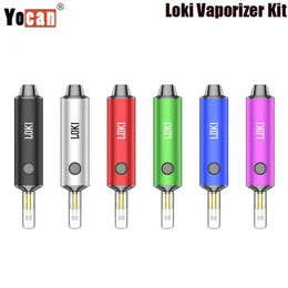 Original Yocan LOKI Kit Vape 650mAh Battery XTAL Lip Dual Air 3 Adjustable Voltage Electronic Cigarette Vaporizer