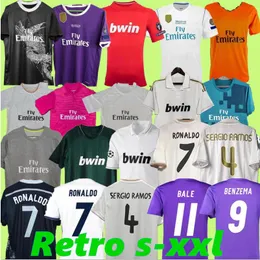 Retro Real Madryt koszulki piłkarskie Koszulki piłkarskie z długim rękawem Seedorf Carlos Sergio Ramos 03 04 06 07 11 12 15 15 16 17 18 Ronaldo Zidane Raul Finały Kaka Real Madrids