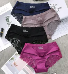 4 pzlotto Mutandine di Pizzo Donne Senza Soluzione di Continuità Biancheria Intima Delle Signore Slip di Pizzo Mutandine Sexy per Le Donne Comfort Lingerie Perizoma Gstring 121 Z29865370