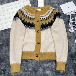 Projektant 23 Autumn/Winter Nowa niszowa modna marka Mohair Knitted Cardigan z modnym temperamentem i dziewczęcym stylem