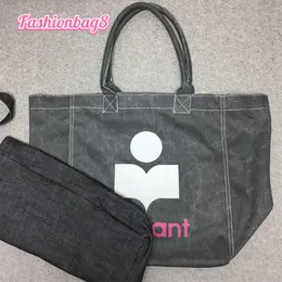 Lotte Japonya Kore Marant Canvas Bag Boş Zaman Alışveriş Çantası Tote Çanta Tote Çanta% 100 Pamuk