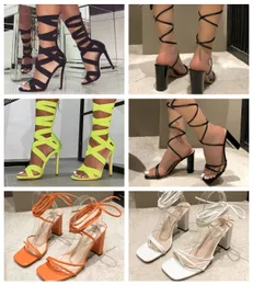 Luksusowe marki sukienki buty sandałowe obcasy niski obcas czarny szczotkowany skórzany skał czarny biały patent skóry 35-43
