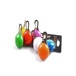 개 칼라 가죽 끈 MTI 색상 LED Colorf Light Flashing Luminous Collar Pet Supplies 글로우 안전 태그 크리스마스 펜던트 BH01924390795 D DHGXI