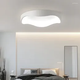 Luzes de teto minimalista lâmpada do quarto luz do agregado familiar redondo criativo moderno e simples estudo inteligente led lâmpadas sala estar