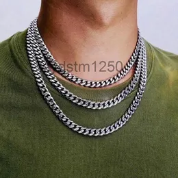 Designer Halskette Schmuck Damen Sier Cuban Link Ketten Frauen Titan Edelstahl Herren Goldkette für Mann Halsketten Geschenke D0MS
