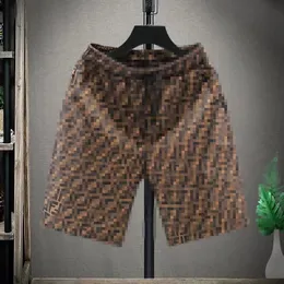 Pantaloncini a righe scozzesi firmati da uomo e da donna di lusso all'ingrosso Moda estiva Streetwear Costumi da bagno ad asciugatura rapida Pantaloni da spiaggia con bordo stampato Asia z1