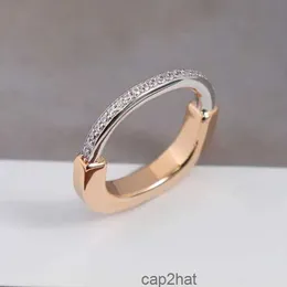 Vintage marca quente meio diamante feminino anéis de luxo jóias para mulheres designer puro 925 prata esterlina senhora festa bloqueio presente qualidade superior pg8k