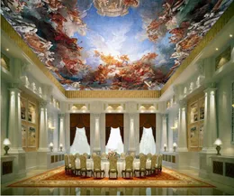 パラダイスクラシック天井塗装リビングルームのためのモダンな壁紙3D天井7619760