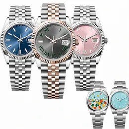 Datejust zegarek męski Watch 36 mm Women Designer for Men Rose Gold Automatic Just Mechanical Date Movement WristWatches P6HO#
