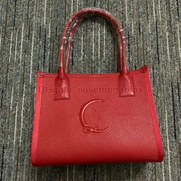 2024 New Solid color Fashion Luxury Women rivet Evening bag embossed holding envelope shoulder bag street trend head genuine leather red bottoms bag