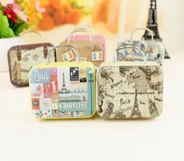 20st Retro Suitcase Candy Box Sweet Love Party Gift Jewelry Tin Plate Boxes Mix 6 Style New9632003