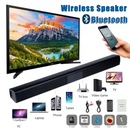 مكبرات صوت 40W TV Sound Bar اللاسلكي عمود مكبر صوت بلوتوث اللاسلكي صوت مسرح منزلي ثلاثي الأبعاد مع راديو FM للتلفزيون