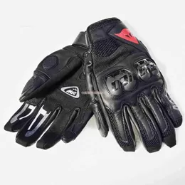 Guanti Aagv Nuovi guanti da equitazione Agv in fibra di carbonio Guanti da moto pesanti in pelle antigoccia Impermeabili Confortevoli per uomo e donna in estate Gl37