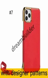 V Fashion Cases für iPhone 14 pro max 13 12 11 12pro 13Promax Fall X XR XS XSMAX PU Leder Telefon Abdeckung Schützende Designer Shell6085832