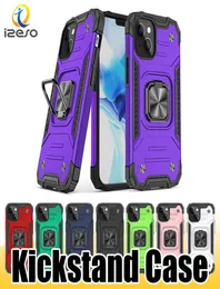 Rugged Armor Case for iPhone 14 13 Pro Max 12 Mini 11 XS XR Samsung S23 Ultra A32 A14 Kickstand Cellphone Cover izeso9346678