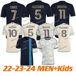 22/23/24 Giocatore Fan Versione Philadelphia Union Maglie da calcio Home MLS UHRE MARTINEZ BEDOYA Camisetas De Futbol 2023 2024 AARONSON PRZYBYLKO Magliette da calcio