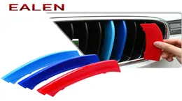 Estilo do carro grade dianteira adesivos para bmw f10 f30 bmw 3 5 série acessórios m desempenho m potência motorsport 3 cores9921612