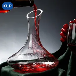 KLP Green Apple Red Wine Glass مجموعة منزلية Decanter الأوروبية الزجاجية الكريستال كأس النبيذ STEMWARE SET 240122