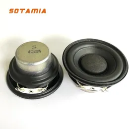 Динамики Sotamia 2pcs 2 дюйма 52 -мм звуковые звуковые динамики Audio 4 8 ОМ 20 Вт 15 Вт 10 Вт бас домашний театр