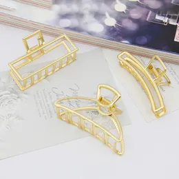 Gold quality electroplated women hair clip fashionable and minimalist hair accessories