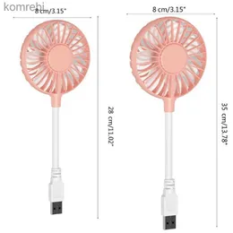 Elektrik Fanları USB Fan 5W 5V ayarlanabilir açı Küçük Sessiz Ofis Masası Fan Taşınabilir Yaz Soğutucu Elde Taşınma Fan 7 Yapraklar240122