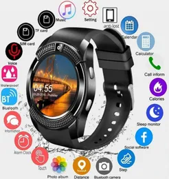 03m 카메라 SIM 및 TF 카드 시계를 갖춘 V8 SmartWatch Bluetooth Smart Watch Box8907835의 Android 시스템 스마트 폰 시계